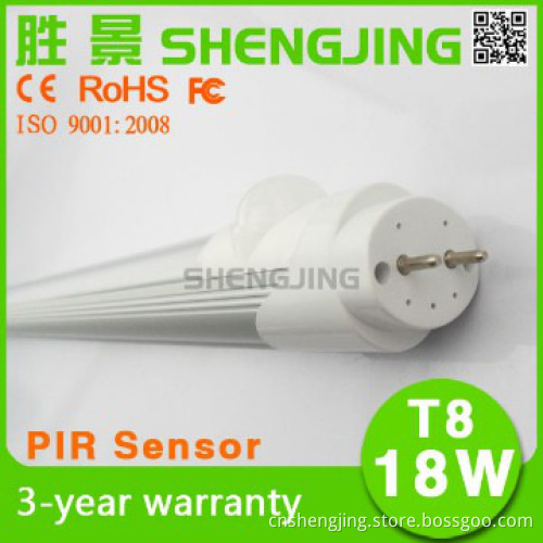 High Quallity 4ft 18W T8 PIR Sensor LED Tube